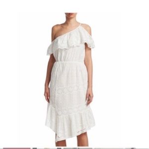 Joie NWT Corynn Eyelet One Shoulder Maxi Dress